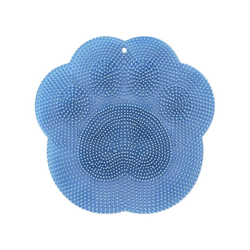 Bath scrub mat, foot wash, bathroom toilet foot brush, exfoliator, large size, lazy person back scrub, massage suction cup
